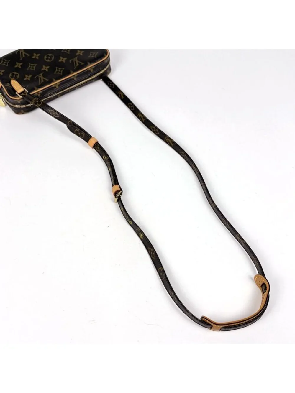 Louis Vuitton Pochette Marly Bandouliere Shoulder Bag Crossbody Monogram Brown